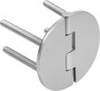 Kipp SCHARNIER, FORM:B RUND 65X65, EDELSTAHL 1.4301 GESTRAHLT Produktbild img1 S