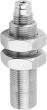 ARRETIERBOLZEN MIT PNEUMATIKZYLINDER GR.3, M20X1,5, L1=74, S=15, D=8, EDELSTA... Produktbild img1 S
