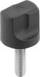 GRIFFSCHRAUBE GR.2 D=M05X25 D1=20 H=18,5, FORM:L THERMOPLAST, SCHWARZ RAL7021... Produktbild img1 S