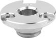 Kipp SPANNPLATTE FÜR DREHSPANNRIEGEL, FORM:B VERSENKT, D=8, STAHL VERNICKELT Produktbild img1 S