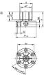 Kipp Spanndorne  mit seitlicher Klemmung Produktbild img2 S