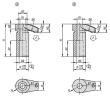 Kipp Spannhaken mit Schoneinsatz Produktbild img2 S