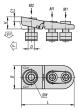 Kipp FLACHSPANNER FÜR T-NUT D=M20 EDELSTAHL, GEHÄRTET, KOMP:EDELSTAHL, BN=22 Produktbild img2 S