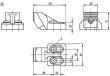 Kipp NIEDERZUG-GEGENHALTER, FORM:B KUGELGRAPHITGUSS, SCHWARZ, KOMP:VERGÜTUNGSSTAHL Produktbild img2 S