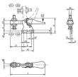 Kipp SCHNELLSPANNER MINI STAHL, FUß SENKRECHT, KOMP:KUNSTSTOFF, ORANGE, M=M05X20 Produktbild img2 S
