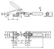 Kipp HAKENSPANNER HORIZONTAL, MIT GEGENHALTER, STAHL VERZINKT UND PASSIVIERT, KOMP... Produktbild img2 S