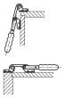 Kipp HAKENSPANNER HORIZONTAL, MIT GEGENHALTER, STAHL VERZINKT UND PASSIVIERT, KOMP... Produktbild img3 S