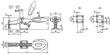 Kipp Schnellspanner horizontal mit Sicherheitsverrie... Produktbild img2 S