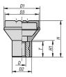 Pilzknöpfe  mit Innengewinde Produktbild img2 S