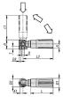 SICHERHEITS-ZYLINDERGRIFF SELBSTTÄTIG RÜCKSCHW. GR.2 D=M05, L=44, L1=47,5, TH... Produktbild img2 S