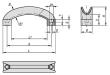 Kipp BOGENGRIFF A=114 L=134, H=48, THERMOPLAST SCHWARZGRAU, D=6,5 Produktbild img2 S