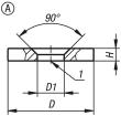 Kipp Rohmagnete (Scheibenmagnete) mit Senkbohrung au... Produktbild img2 S