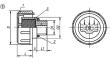 ENTLÜFTUNGSSCHRAUBE MIT LUFTFILTER D1=G3/8, FORM:B THERMOPLAST, OHNE ÖLMESSST... Produktbild img2 S