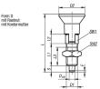 ARRETIERBOLZEN ECO GR.3 D1=M12, D=8, FORM:D M.RASTNUT, M.KONTERMUTTER, EDELST... Produktbild img2 S
