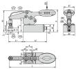 Kipp Schnellspanner Edelstahl horizontal mit Krafts... Produktbild img2 S