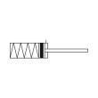 RIEGLER Kompaktzylinder , einfachwirkend , AG, ausgefahren , Ø20, Hub15, M5, ISO21287 Produktbild img2 S