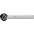 PFERD TOOLS Hartmetall Hochleistungsfrässtift INOX Kugel KUD Ø 12x10mm Schaft-Ø 6 mm HICOAT für Edelstahl Produktbild img1 S