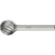 PFERD TOOLS Hartmetall Frässtift Kugel KUD Ø 16x14 mm Schaft-Ø 6 mm Z1 universal grob Produktbild img1 S