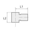L-Ringstück, für Hohlschraube G 1/8, Schlauch-Ø 8 mm, MS vern. Produktbild img2 S
