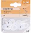 Türbandring Set, Ø9x15x2-13x19x2,Kunst,w Inhalt: 18 Produktbild img2 S