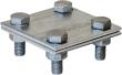 Kreuzverbinder 60x60x4 M8x25 fvz. Fl/fl Produktbild