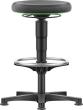 BIMOS Allround Hocker mit Gleiter/Fußring grüner Farbring Sitzh. 530-750mm Supertec ø 400mm Produktbild img1 S