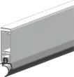 Abdichtungsschiene ASP mit Silikond. Alu silber,H34,5xL2300,St8,5 Produktbild img1 S