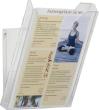 DURABLE Prospektspender COMBIBOXX M DIN A4 hoch transparent als Tischaufsteller oder Wandhalter Produktbild img1 S