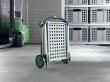CLAX Trolley grün Tragkraft 60kg inklusive Klappbox klappbar Produktbild img3 S