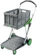 CLAX Trolley grün Tragkraft 60kg inklusive Klappbox klappbar Produktbild img2 S