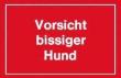 Warnschild 250x150mm Vorsicht bissiger Hund Produktbild img1 S