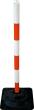 Kettenpfosten-Set EcoMax mit 10 m Absperrkette 3x rot/weiß, 3x weiß/rot,6x Hartgummifuß Produktbild img2 S
