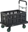 FORTIS Plattformwagen FW-99F klappbar Tragkraft 137kg B675xT410xH920mm Produktbild img4 S