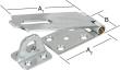 Überfalle mit Öse 100x45 mm Edelstahl VORMANN Produktbild img1 S