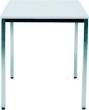 Tisch 800x800 mm chrom/lichtgrau Produktbild