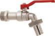 Kugelauslaufventil 3/4" - 12mm MS Ni mit rotem Griff GEKA Produktbild img1 S