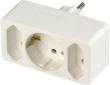 3-fach-Stecker 2 Euro, 1 Schuko REV Produktbild img1 S