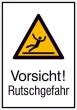 SAFETYMARKING Warnschild Warnung vor Rutschgefahr Aluminium 262x371mm Produktbild img1 S