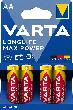 Batterie LONGLIFE VARTA Max Power AA 4er Blister Produktbild img1 S