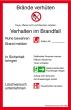 SAFETYMARKING Schild Brandschutzordnung B200xH300mm Aluminium Produktbild