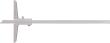 FORUM Tiefenmessschieber mit gerader Messstange Produktbild img2 S