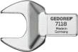 Einsteck-Maulschlüssel 10mm 9x12mm 4kt. Gedore Produktbild