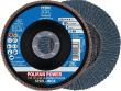 PFERD TOOLS POLIFAN POWER Fächerscheibe PFC 125x22,23 mm konisch Z40 SG STEELOX Stahl/Edelstahl Produktbild