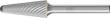 PFERD TOOLS Hartmetall Frässtift Rundkegel KEL Ø 12x30mm Schaft-Ø 6 mm Z5 universal fein Produktbild img1 S