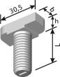 Hammerkopfschrauben HS 38/17, Edelstahl A4 Güte A4-70, Handelsverpackung Produktbild img2 S
