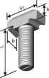 Hakenkopfschraube HS 50/30, Stahl 4.6, verzinkt, Handelsverpackung Produktbild img2 S