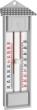 Thermometer Maxima-MinimaKunststoff, grau Produktbild