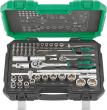 FORTIS Steckschlüssel-Garnitur 1/4"+1/2" 55-teilig Produktbild img1 S