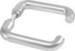 Türdrückerpaar U-Form 475G rd.Form,18mm Führung Leichtmetall silberfarbig Produktbild img1 S