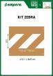 Schablonenset Schablonen KIT Zebra Produktbild img1 S